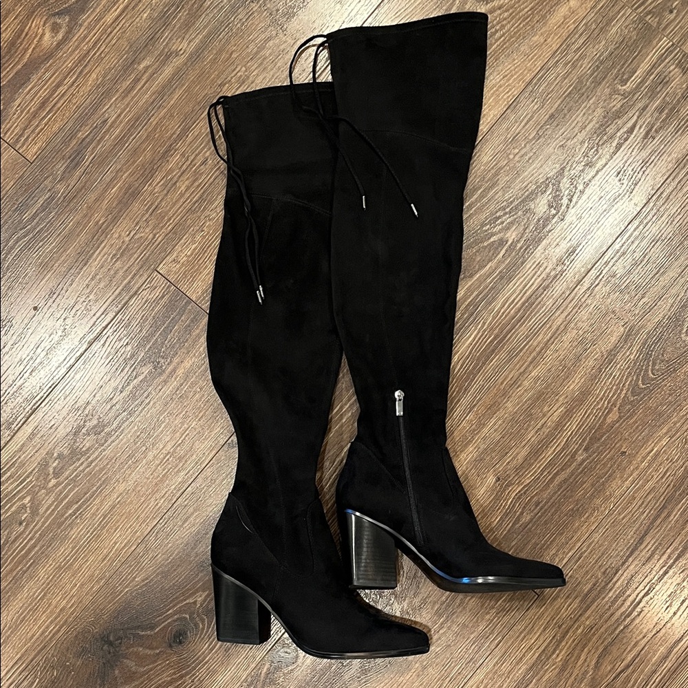 Marc Fisher Black Over-the-Knee Women's Boots